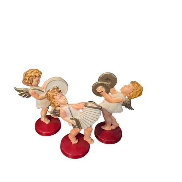 Vtg Made In Germany Christmas Angels Gnomes Trees LOT OF 26 - Picture 6 of 7